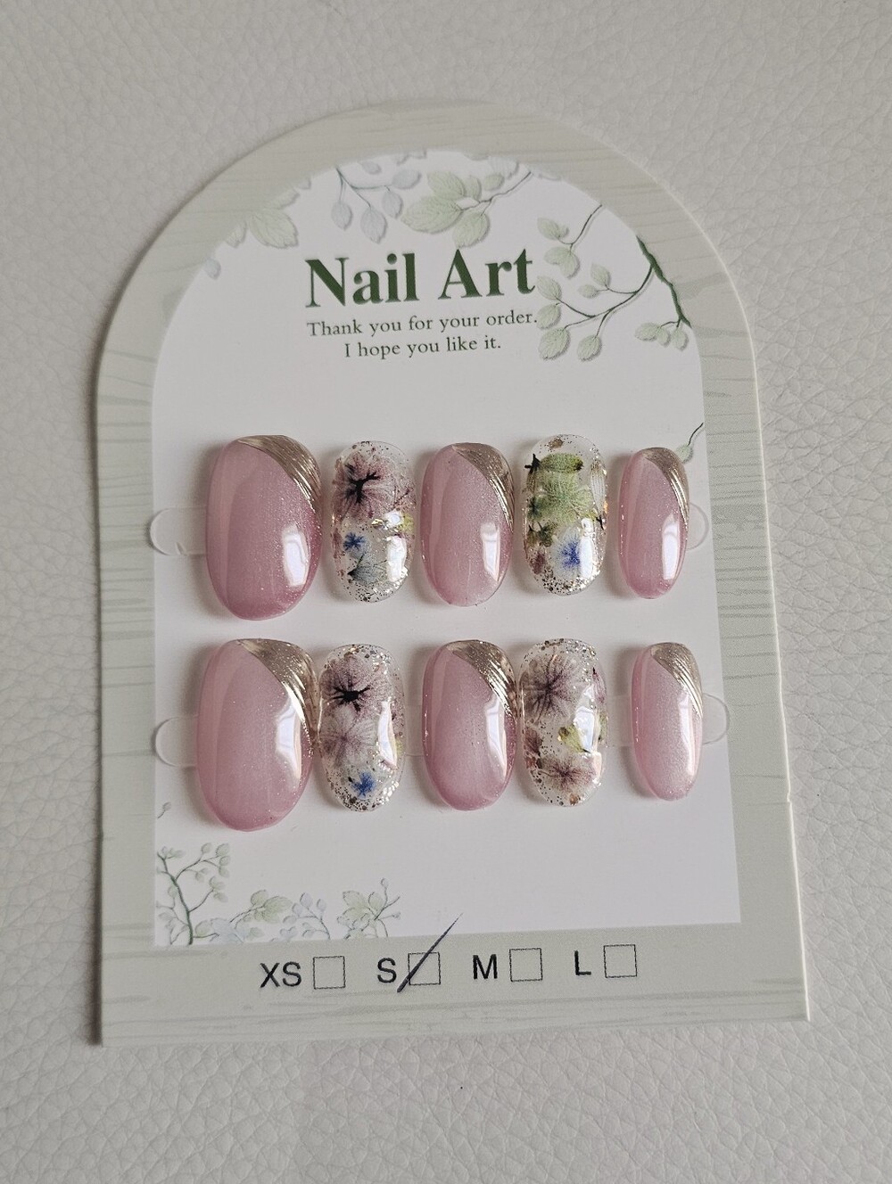 Handmade & Ready-to-Wear Premium Press On Nails, Set Of 10 ✨